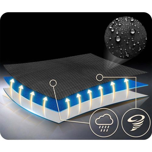 Swingo gólyafészek hinta 110 cm, kék és fekete - Neo-Sport-A