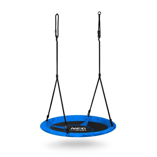 Swingo gólyafészek hinta 110 cm, kék és fekete - Neo-Sport