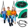 Swingo gólyafészek hinta 110 cm, zöld és fekete - Neo-Sport