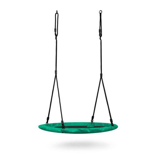 Swingo gólyafészek hinta 110 cm, zöld és fekete - Neo-Sport