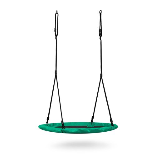 Swingo gólyafészek hinta 110 cm, zöld és fekete - Neo-Sport