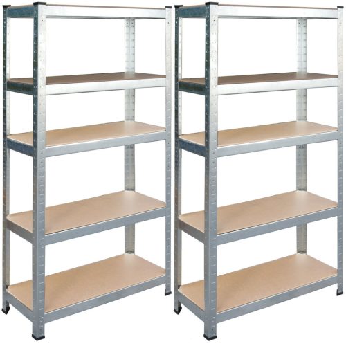 Fém raktári polc készlet 2 db 150 x 75 x 30 cm Humberg HR-810