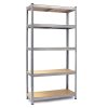 Fém raktári polc készlet 2 db 150 x 75 x 30 cm Humberg HR-810