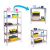 Fém raktári polc készlet 2 db 150 x 75 x 30 cm Humberg HR-810