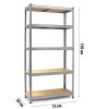Fém raktári polc készlet 2 db 150 x 75 x 30 cm Humberg HR-810