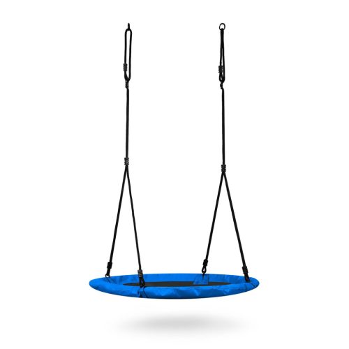 Swingo gólyafészek hinta 100 cm, sötétkék és fekete - Neo-Sport