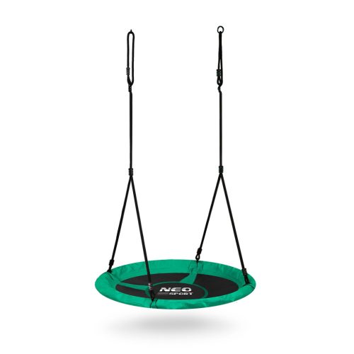 Swingo gólyafészek hinta 100 cm, zöld és fekete - Neo-Sport