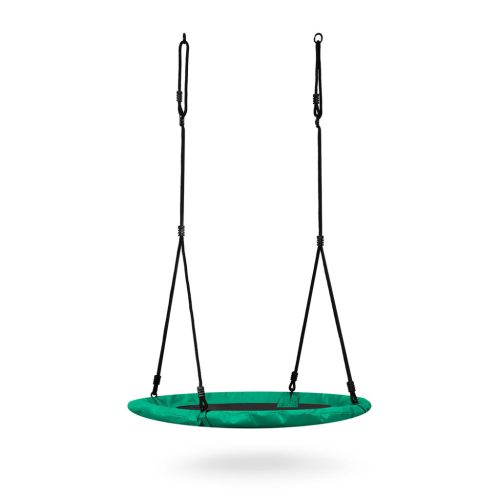 Swingo gólyafészek hinta 100 cm, zöld és fekete - Neo-Sport