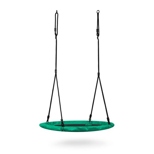 Swingo gólyafészek hinta 100 cm, zöld és fekete - Neo-Sport