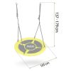 Swingo gólyafészek hinta 100 cm, neon zöld és fekete - Neo-Sport