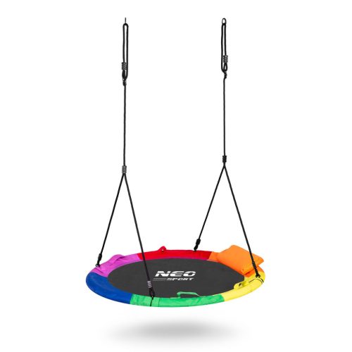 Swingo gólyafészek hinta 100 cm, multicolor - Neo-Sport
