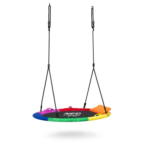 Swingo gólyafészek hinta 100 cm, multicolor - Neo-Sport