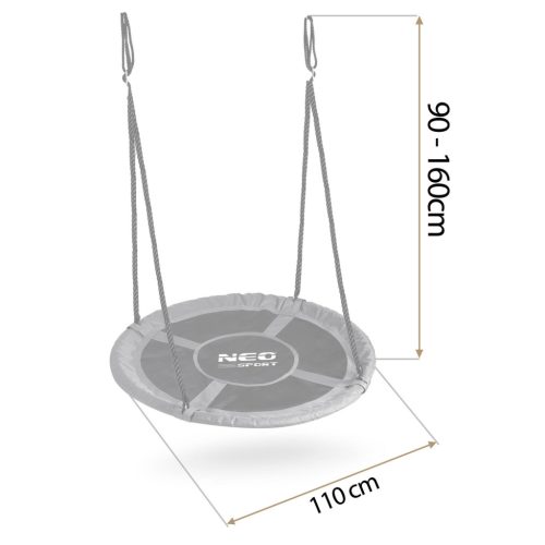 Neo-Sport Swingo gólyafészek hinta 110 cm