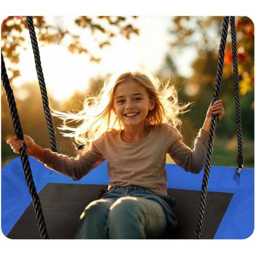 Négyszögletű gólyafészek hinta Neo-Sport Swingo 110 x 70 cm