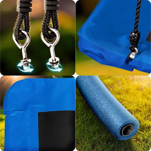 Négyszögletű gólyafészek hinta Neo-Sport Swingo 110 x 70 cm