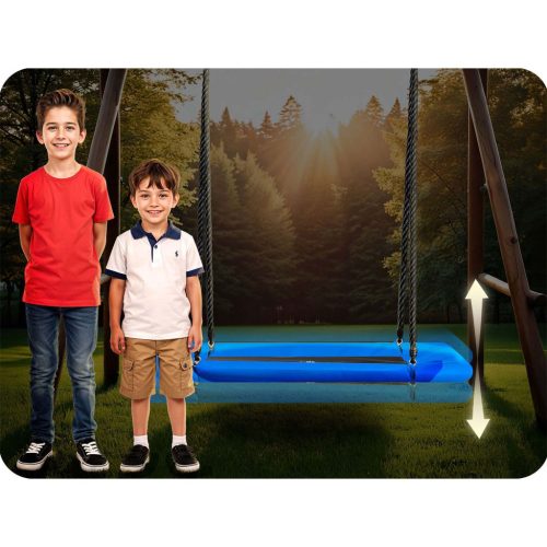 Négyszögletű gólyafészek hinta Neo-Sport Swingo 110 x 70 cm