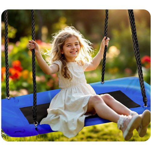 Négyszögletű gólyafészek hinta Neo-Sport Swingo 110 x 70 cm