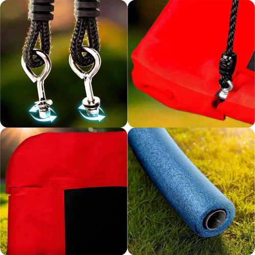 Neo-Sport Swingo téglalap alakú gólyafészek hinta 110 x 70 cm