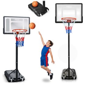   Kosárlabda kosár 150-210cm állítható nagy stabil szabadon álló Neo-Sport NS-280
