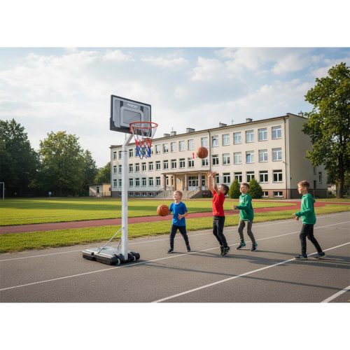 Kosárlabda kosár 150-260cm állítható szabadon álló stabil mobil Neo-Sport NS-281