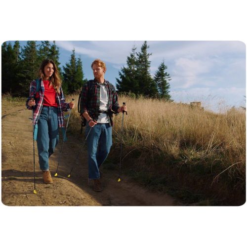 Nordic Walking túrabot végek, 10 db, sárga - Neo-Sport 