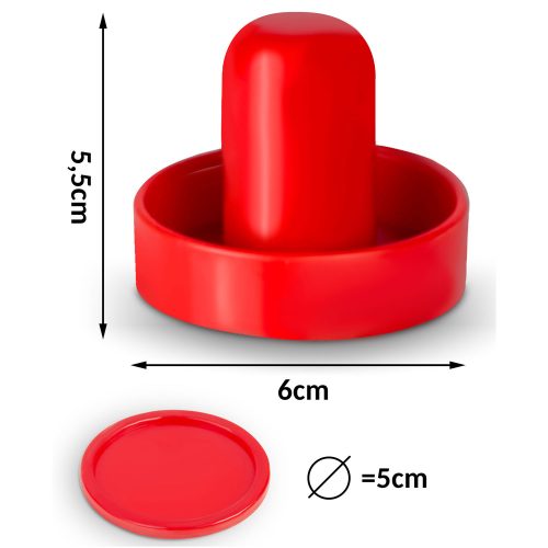 Air Hockey Neo-Sport lökhárítók és korongok