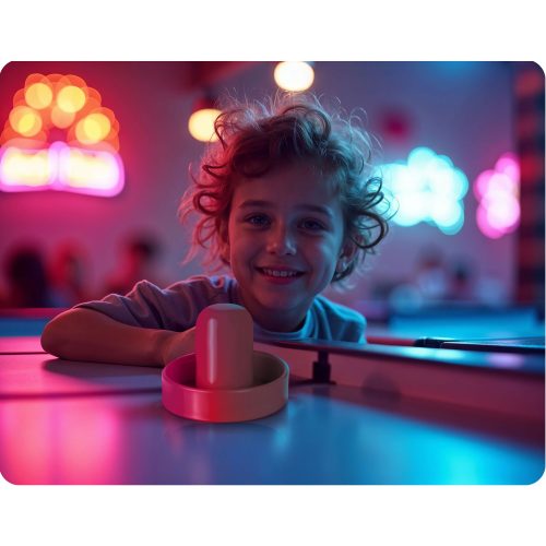 Air Hockey Neo-Sport lökhárítók és korongok