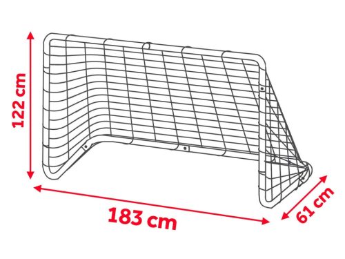 Nagy, 2 db-os Neo-Sport 183 x 122 x 61 cm-es futballkapuskészlet