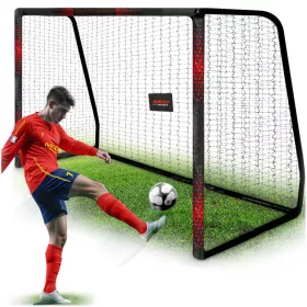 Futballkapu 300 x 200 x 120 cm NS-473 fekete-piros