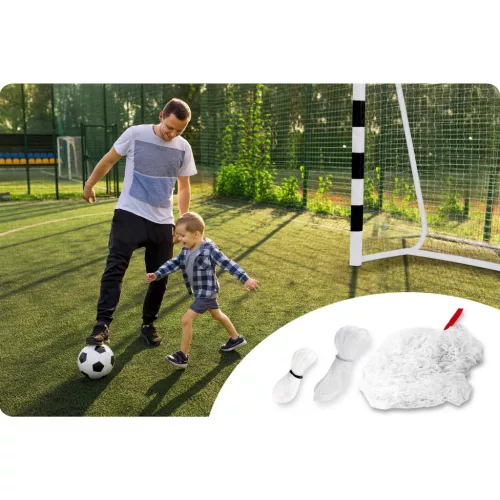 Neo-Sport futballkapu háló 180 x 120 x 60 cm
