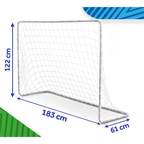 Hordozható focikapu edzéshez, 2 db, 183 x 122 x 61 cm, NS-485