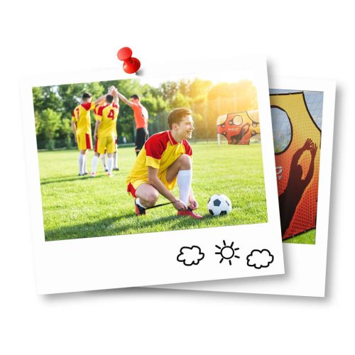 Futballkapu 183 x 122 x 61 cm NS-492 fekete