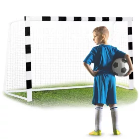 Futballkapu 300 x 200 x 90 cm NS-465 fekete-fehér