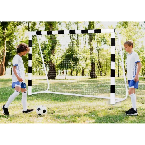 Futballkapu 300 x 200 x 90 cm NS-465 fekete-fehér