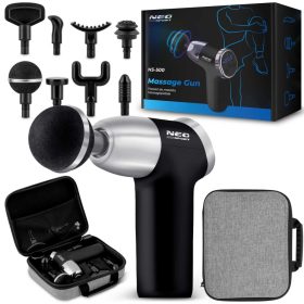 Testmasszázs pisztoly 8 tartozék NS-500 Neo-sport fekete