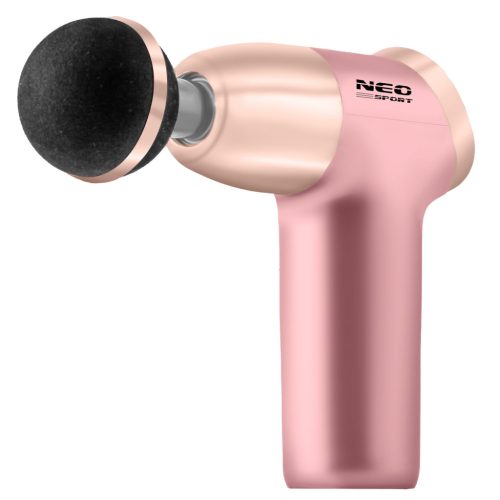 Testmasszázs pisztoly 8 tartozék NS-500 Neo-sport rózsaszín