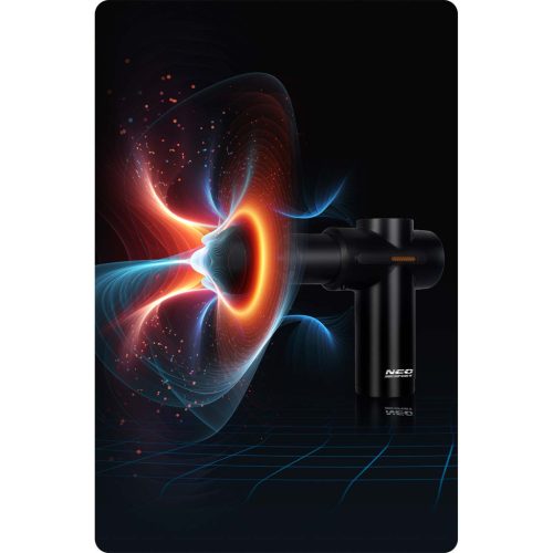 Testmasszázs pisztoly masszírozó 6 tartozékkal NS-504 Neo-sport fekete