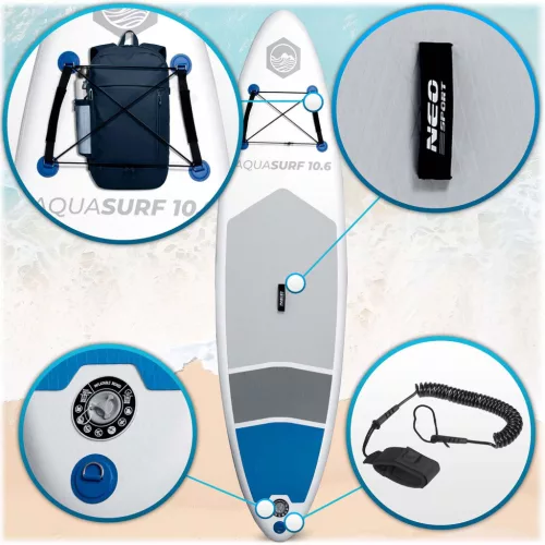 Neo-Sport SUP Aquasurf 320 x 84 x 15 cm 170200