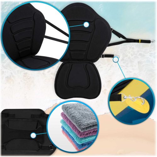 SUP habszivacs ülés fekete