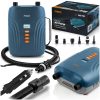 Elektromos pumpa SUP felfújható csónak matrachoz + 6 db 12V-os adapter Neo-Sport NS-713