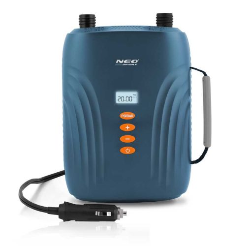 Elektromos pumpa SUP felfújható csónak matrachoz + 6 db 12V-os adapter Neo-Sport NS-713