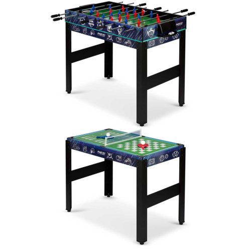 Több játékasztal 12in1 106x59x90 cm NS-801 fekete