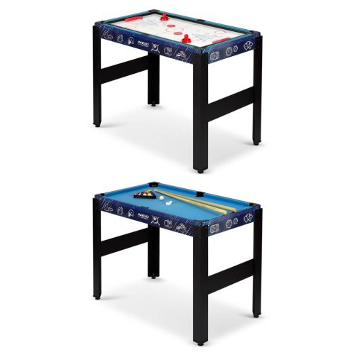Több játékasztal 12in1 106x59x90 cm NS-801 fekete