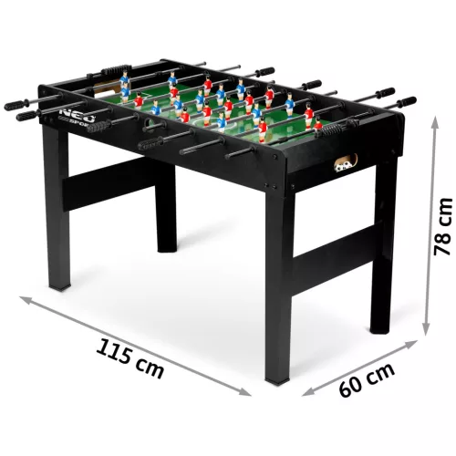 Neosport Csocsóasztal 118x61x79 cm NS-805 Fekete