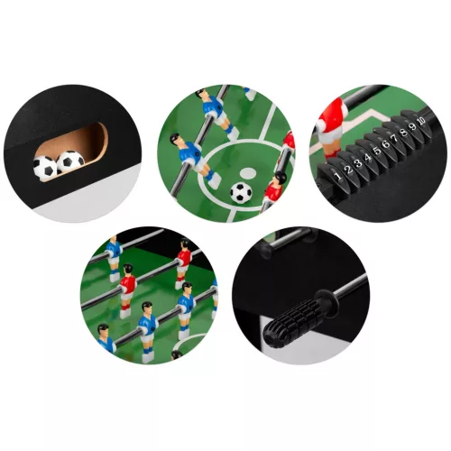 Neosport Csocsóasztal 118x61x79 cm NS-805 Fekete