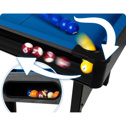 Biliárdasztal kiegészítőkkel, 178 x 95 x 80 cm - Neo-Sport NS-809 