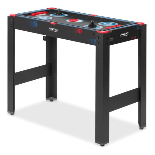 5 az 1-ben többfunkciós játékasztal, biliárdasztal, íjászasztal, jégkorongasztal, ping-pong asztal, kosárlabda asztal, állítható lábak, 92 x 46 x 73 cm - Neo-Sport NS-810