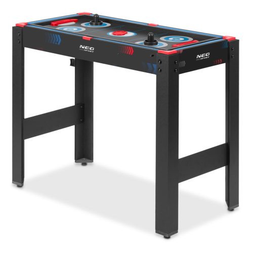 5 az 1-ben többfunkciós játékasztal, biliárdasztal, íjászasztal, jégkorongasztal, ping-pong asztal, kosárlabda asztal, állítható lábak, 92 x 46 x 73 cm - Neo-Sport NS-810
