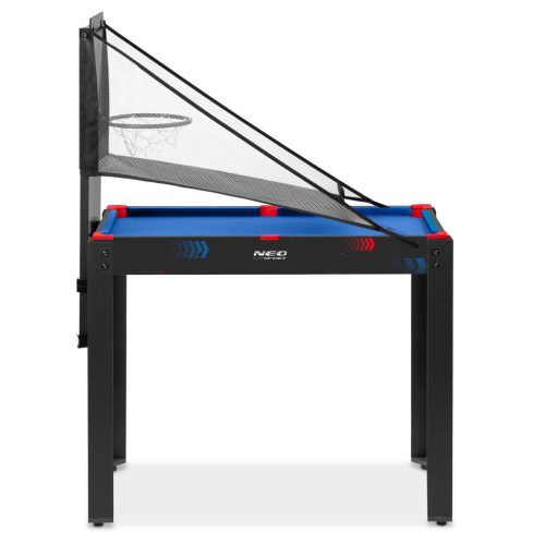 5 az 1-ben többfunkciós játékasztal, biliárdasztal, íjászasztal, jégkorongasztal, ping-pong asztal, kosárlabda asztal, állítható lábak, 92 x 46 x 73 cm - Neo-Sport NS-810