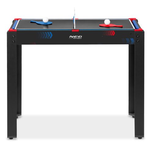 5 az 1-ben többfunkciós játékasztal, biliárdasztal, íjászasztal, jégkorongasztal, ping-pong asztal, kosárlabda asztal, állítható lábak, 92 x 46 x 73 cm - Neo-Sport NS-810
